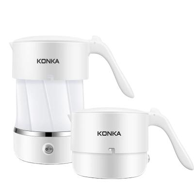 China Keep Hot 2021 New Electric White Folding Electric Kettle for sale