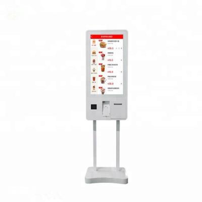 China Kettenrestaurant-Selbstservice-Kiosk 27 Zoll-Zahlungs-Maschinen-Kiosk zu verkaufen