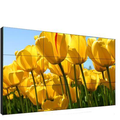 China Lcd van de 55 Duim Smalle Vatting Videomuur 1.8Mm Videomuurcontrolemechanisme HDMI DVI VGA Te koop