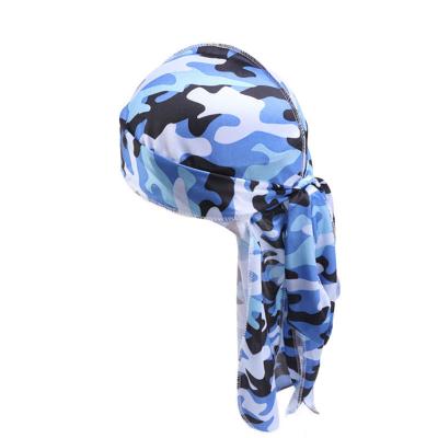 China Fashionable Silky Durag Scarf For Men Women Durag Wear Velvet Outdoor Activities Soft Head For Hair Waves Adult Size for sale