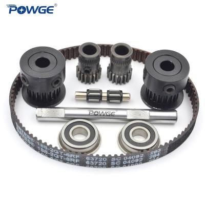 China Building Material F625-2RS Bondtech Shops POWGE VORON M4 Extruder Kit 2GT 20T Tooth Pulley 188-2GT GT2 Belt Buckle 5x50mm Shaft Gear Parts for sale