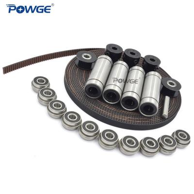 China Shops POWGE VORON 1.8 Construction Material Belt 2GT 20T Open Toothed Pulley Idler LM8LUU F695RS 5x30mm Linear Bearing Shaft Assembly GT2 LL-2GT RF Motion for sale