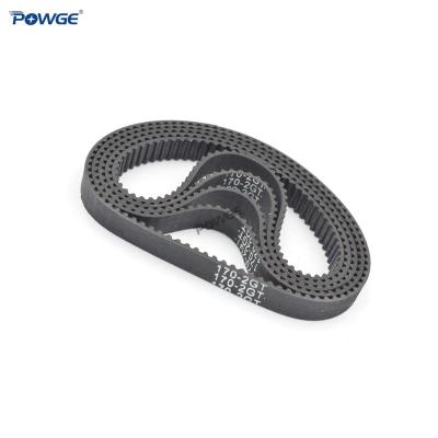 China Hotels POWGE 2MGT G2M 2GT Timing Belt Pitch Length 170/172/174/176/178/180/182/184/186/188/190/192mm Width 6mm Locked Loop for sale