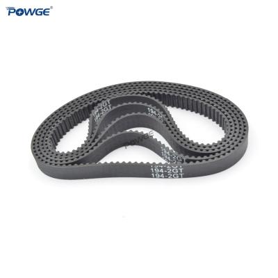 China Hotels POWGE 2MGT 2M Timing Belt 2GT Pitch Length 194/196/198/200/202/204/206/208/210/212/214/216mm Width 6mm Locked Loop for sale