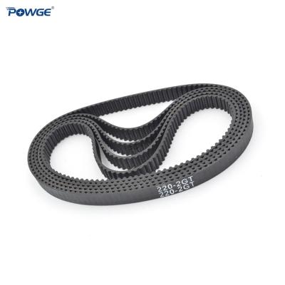 China Hotels POWGE 2MGT G2M 2GT Timing Belt Pitch Length 218/220/222/224/226/228/230/232/234/236/238/240mm Width 6mm Locked Loop for sale