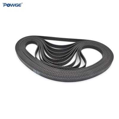 China Hotels POWGE 2MGT 2M Timing Belt 2GT Pitch Length 376/380/386/390/392/396/400/406/410/420/426/430mm Width 6mm Locked Loop for sale