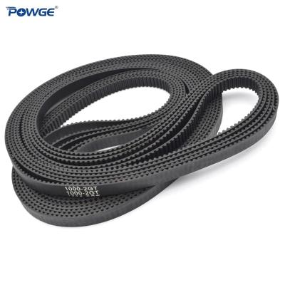 China Hotels POWGE 2MGT 2M Timing Belt 2GT Pitch Length 1000/1040/1100/1110/1136/1140/1164/1180mm Width 6mm Locked Loop for sale