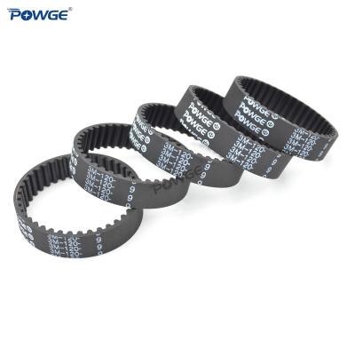 China Hotels POWGE HTD 3M Synchronous Timing Belt Pitch Length 90/99/105/108/111/120/123/126/129/132/135/138/141 Width 9mm Rubber Locked Buckle for sale