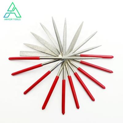 China 10pcs Diamond Mini Needle File Sets Handy Diamond Files Tools Crafts DIY Rasp File Ceramic Wood Jewelry Polishing Carving Diamond Files for sale