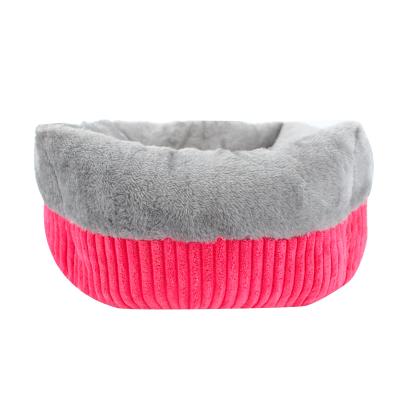 China Viable Wholesale Pet Cave Pet Nest Summer Apartment Soft Fiber Cat Bed for sale