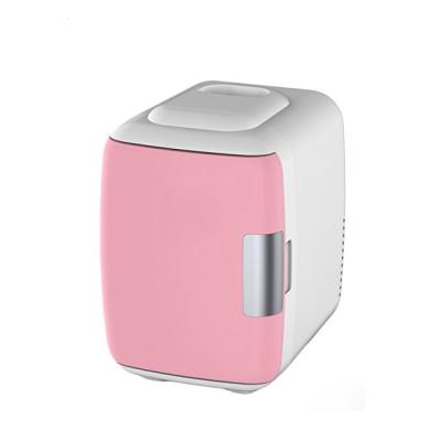 China Amazon Pink 2021 Semiconductor Cooling System Mini Fridge Refrigerator Home In Car Outdoor for sale