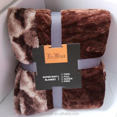 China Jonsun Anti-pilling Merino Wool Blanket 400g Luxury Flannel Blanket for sale