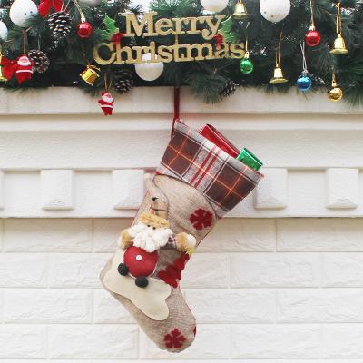 China Hot-selling Personalized Home and Christmas Tree Decoration Washable Christmas Stockings for sale