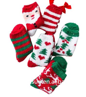 China Amazon Plush Christmas Sporty Hot Selling Socks In 2021 for sale