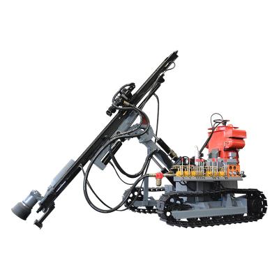 China Construction worksÂ   Drilling crawler mounted dth hydraulic mining rock drilling machine open air blast outdoor drilling rig for sale