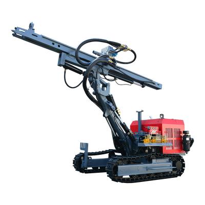 China Construction worksÂ   Crawler Mounted DTH Hammer Blast Hole Drill Rig Machine Open Air Surface Drilling Rig for sale