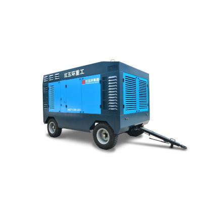 China Drinkable Heavy Duty OIL-LESS 25 Bar 30 Bar Mobile Mobile Screw Air Compressor for sale