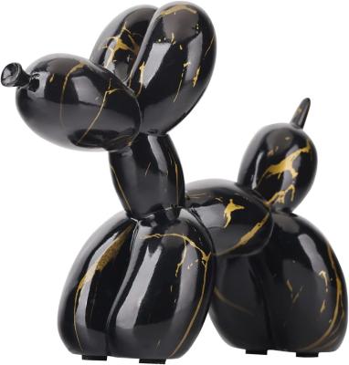 China Europe Graffiti Balloon Dog Sculpture Home Decor Full-color Resin Balloon Dog Statue for Country Home Decoration Living Room Decoration for sale