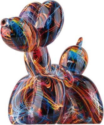 China Europe Nordic Balloon Dog Ornaments Resin Crafts Custom Indoor Home Decorations Plating home accessories decor Balloon Dog Figurines for sale