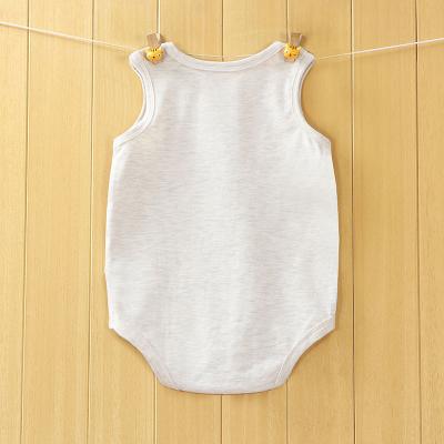 China Sleeveless 100% cotton kids clothes or baby clothes customized comfortable baby wear from china baby stores for sale