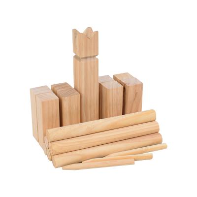 China outdoor kubb wooden game throwing game 34*20*17cm for sale