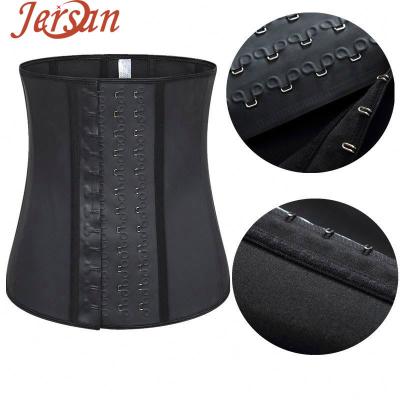 China Latex Waist Trainer Women Latex Waist Trainer Slimming Sheath Woman Antibacterial Black Corset Belt Underbust Modeling Flat Body Shapewear Lose Weight for sale