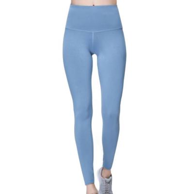 China Jersan Antibacterial Popular High Quality Women High Waist Yoga Pants Solid Color Workout Running Yoga Leggings for sale