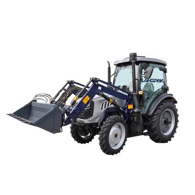 China 2020 Chinese Ariculture Best Price Farm Agricultural Tractor 80HP Electric Tractor With Front End Loader Tractor for sale