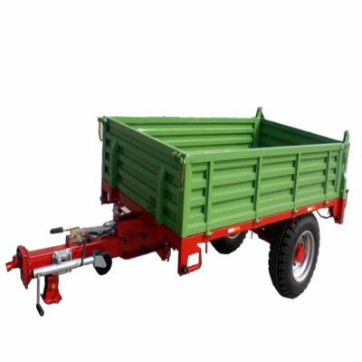 China High quality agricultural transport farm tractor trailer and hydraulic small farm garden dump trailer for sale for sale