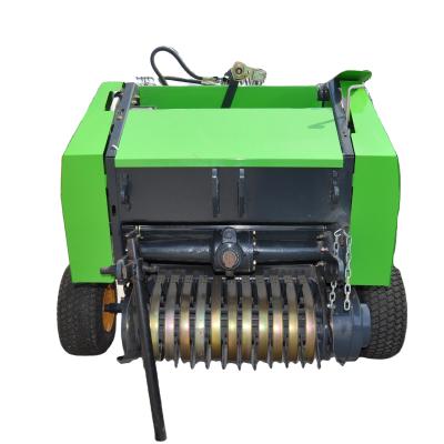 China Good Quality Highly Efficient Mini Round Semi Automatic Silage Harvester Baler And Packing Machine for sale