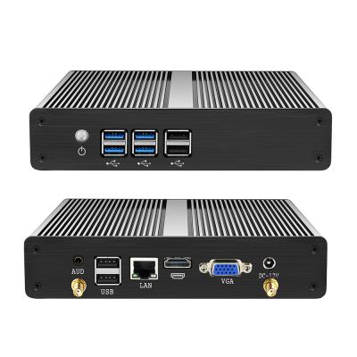 China For Win 10 Linux Barebone Fanless Mini Computer Desktop Pc Ce-leron 2955U Home and Student XCY Intel 4th Core GEN I3 4010Y I5 4200U I7 4500U WIFI for sale