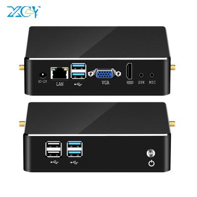 China For Inte Core i3 7100U Mini PC Motherboard DDR4 M.2 Single SSD 4K HTPC NUC TV BOX Home and Student Slim Micro Pocket Desktop Computer for sale