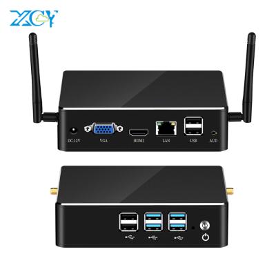 China Intel Core i5 7200U Mini Business Desktop PC Slim Computer DDR3 8G 16GB RAM Window 8/10 DUAL Display Nuc HTPC TV BOX for sale