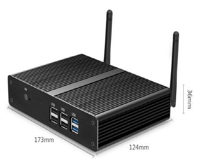 China For Home and Student XCY Ce-leron N2808 Dual Core Dual Core HD-MI DDR3L Dual Core Mini Desktop PC Small Size Wire 4GB 64GB for sale