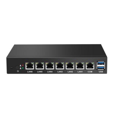 China Intel Ce-leron 1037U Dual Core 6 PC Computer Intel Ce-leron 1037U Dual Core 6 pfSense LAN Router Firewall Fanless Desktop 6LAN 7 Mini Desktop Computador X33 for sale