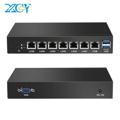 China PC 1007U 1037U 6 Nic Gigabit Ethernet LAN Port Computer Network Server PfSense VPN Firewall Mini Gateway Industrial Soft Router for sale