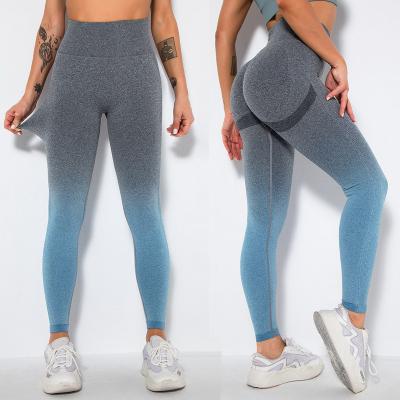 China Antibacterial Customize Soft Thick High Waist Belly Compression Slimming Crac! crack! yoga Butt leggings for sale