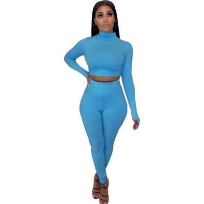 China Hot Sale Fashion Printing Breathable Yoga Set Women Two Piece Long Cropped Sleeve High Waist Slim Top Leggings for sale