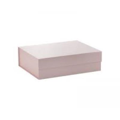 China Recycled Magnetic Closure 1200g Materials Pink Small Cardboard Jewelry Gift Packaging Box for sale