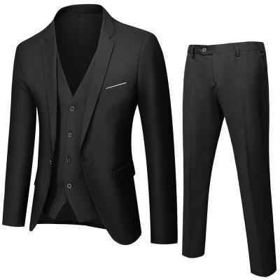 China Suits 3 Piece Set Single Button Business Men Suits Tuxedos for sale