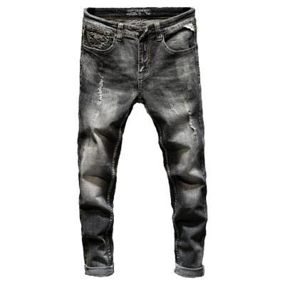 China Wash Simplicity Breathable Dark Stone Vintage Denim Man Jeans for sale