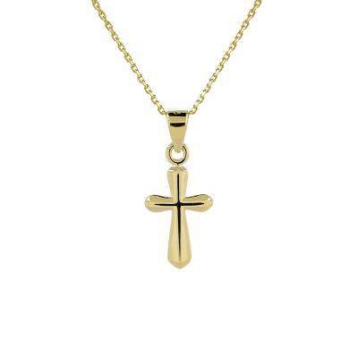 China CLASSIC Jewelry Sterling Silver Cross Charm Pendant PZA2-196C Fashion Jewelry 925 Imported From China for sale