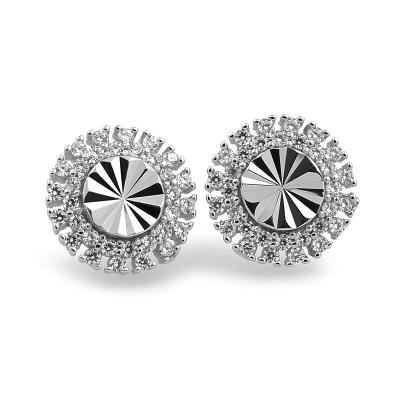 China Wholesale 925 Sterling S925 Silver Stud Earrings CLASSIC Silver Jewelery joyas de plata 925 silver earrings for sale