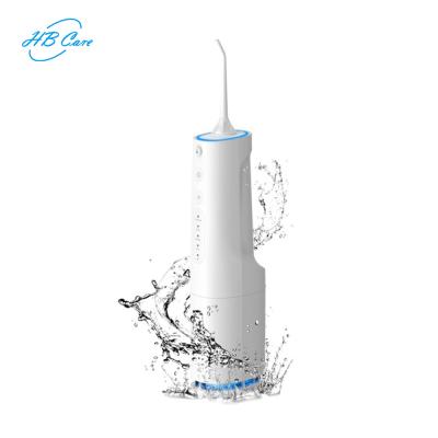 China Travel Outdoor Water Flosser Portable and Rechargeable IPX7 Dental Cordless Oral Irrigator Dental Flosser for sale