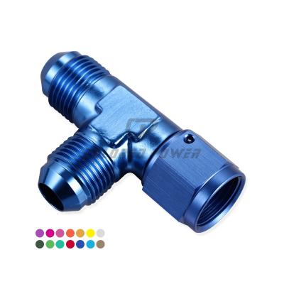 China High Quality Aluminum A Female Tee Swivel On Run Fit Adapter Please Refer To Specification for sale