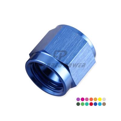 China Auto Pats Anodized Aluminum Alloy 6AN Female -8 A Dash 10 Rocket Cap Block Off Fit Adapter AN3 To AN16 for sale