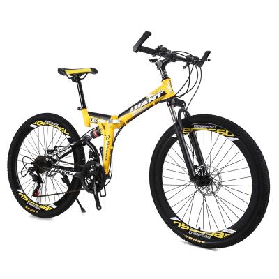 China Steel Cheap Adult MTB Folding Bike Folding Bikes Foldable Mountain Bike For Men And Women for sale