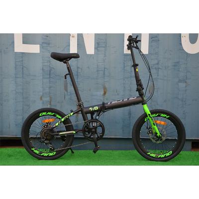 China Steel 7 SPEED 20 INCH HIGH QUALITY FOLDING BICYCLE ALLOY FOLDING BIKE for sale