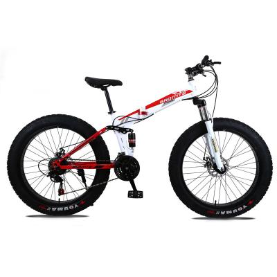 China Fat Bike 26 Inch Fat Bike 4.0 Steel Tire MTB Folding Mountain for sale