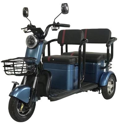 China Cheap factory price 500w motor electric tricycle 3 wheel brushless passenger electric tricycle for adults for sale